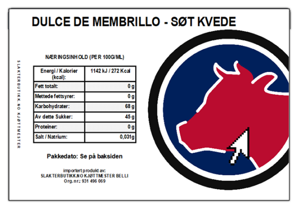 Dulce de Membrillo Campagnola 700g