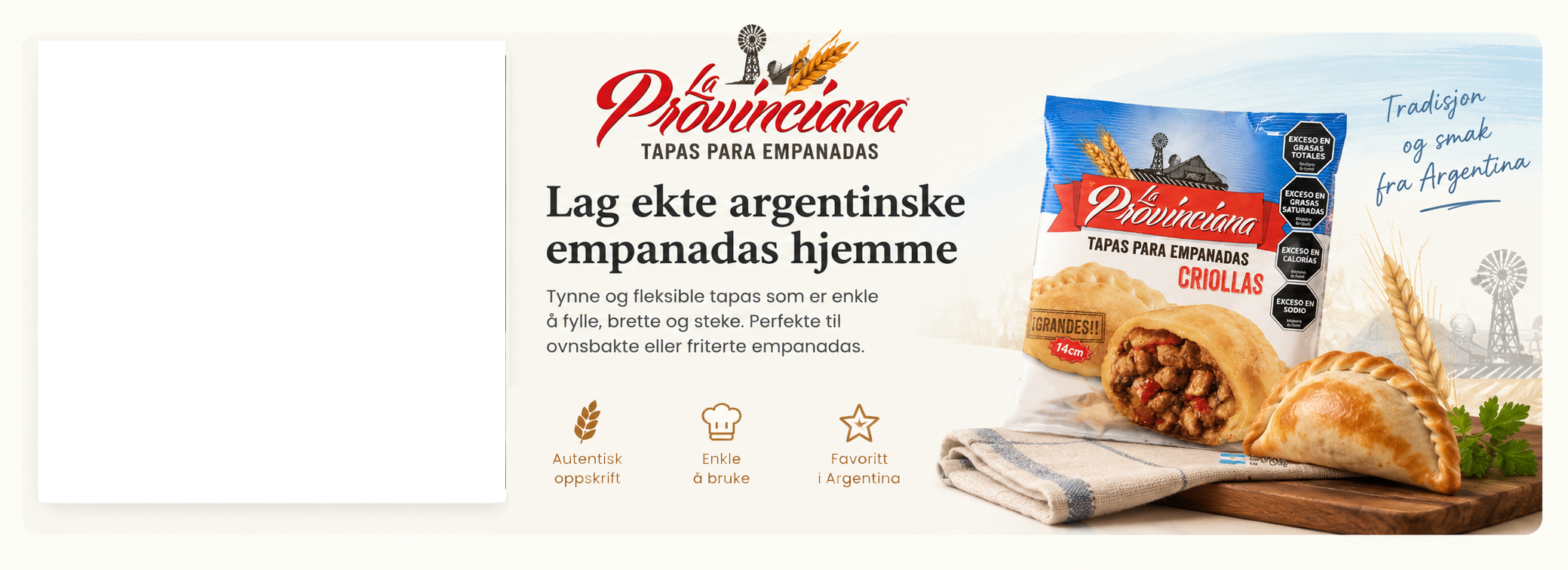 La Provinciana - Tapas para empanadas